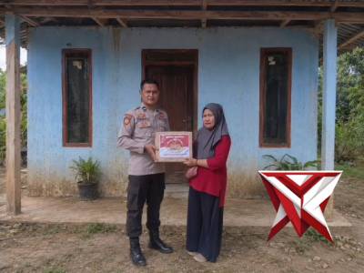 Bantuan sosial Polsek BMT dalam rangka HUT BHAYANGKARA KE-80