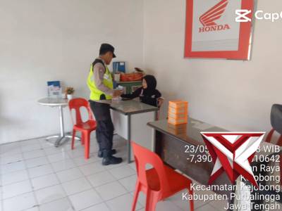 Patroli siang Polsek Kejobong