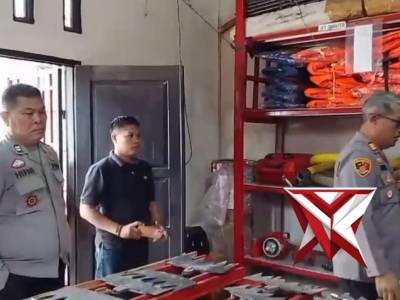 Pengecekan peralatan kesiapan Karhutla