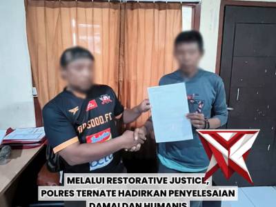 Polres Ternate Hadirkan penyelesaian Damai dan Humanis
