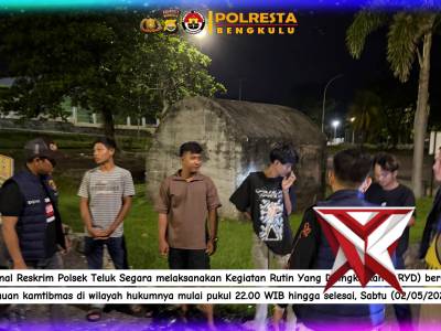 *KRYD Polsek Teluk Segara Ditingkatkan, Patroli Malam Sasar Titik Rawan*