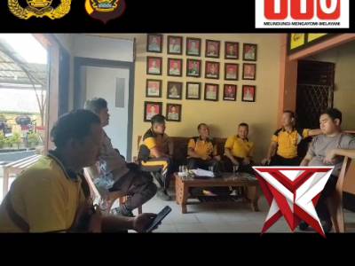 BZ 3. Bincang santai Kapolsek Tanjung Agung bersama para PS. Kanit?