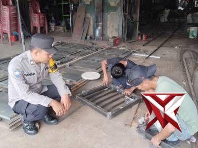 BHABINKAMTIBMAS POLSEK TALANG UBI MELAKUKAN SAMBANG KE WARGA BINAAN