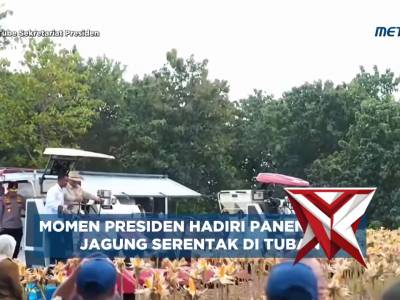 Presiden Prabowo Subianto menghadiri agenda Panen Raya Jagung Serentak kuartal 2 tahun 2026