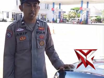 Giat monitoring dan patroli situasi SPBU, jumlah stok dan antrian di wilayah hukum Polsek M.Beliti49