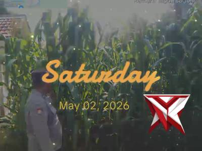 Bhabin Polsek Jejawi melakukan pengecekan ketahanan pangan Jagung di Kecamatan Jenawi OKI