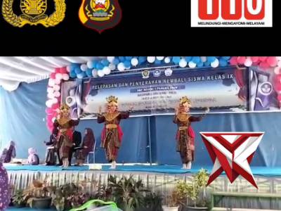 BD 10. Bhabinkamtibmas Hadiri Pelepasan Siswa Kelas IX SMPN 1 Panang Enim ?????