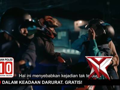 HUBUNGI 110 DALAM KEADAAN DARURAT, GRATIS !