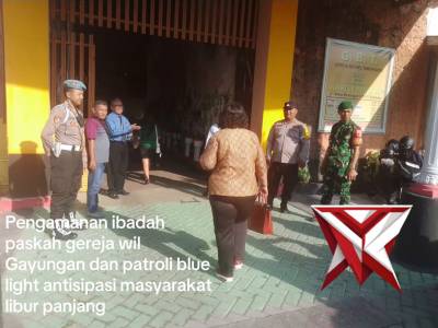 Polsek Gayungan Laksanakan Giat Rutin Harian