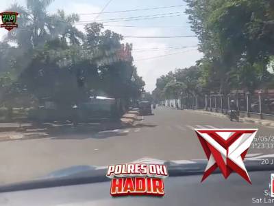 PATROLI PAGI SATLANTAS POLRES OKI