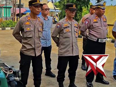 Pimpin Apel Pagi, Kapolsek Sako Tekankan Pelayanan Ikhlas dan Peningkatan Patroli Preventif 3C