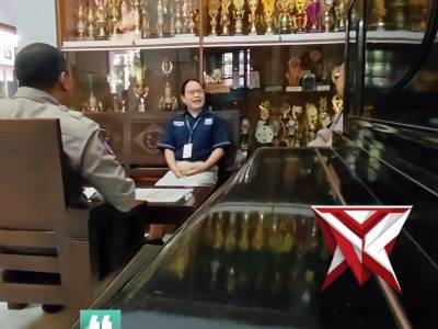 Kapolsek Klojen bersama Bhabinkamtibmas Samaan Silaturahmi berkunjung ke SMAS Cor Jesu Kota Malang,