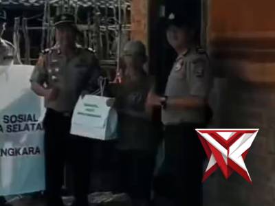 KEGIATAN BANSOS POLSEK PENUKAL