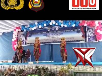 DSG 12.Bhabinkamtibmas Hadiri Pelepasan Siswa Kelas IX SMPN 1 Panang Enim ????? - PoliceTube