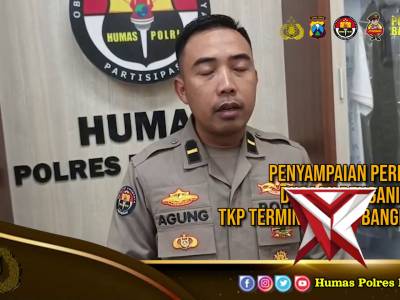 PENYAMPAIAN PERISTIWA DUGAAN PENGANIAYAAN TKP TERMINAL KOTA BANGKALAN OLEH KASIHUMAS