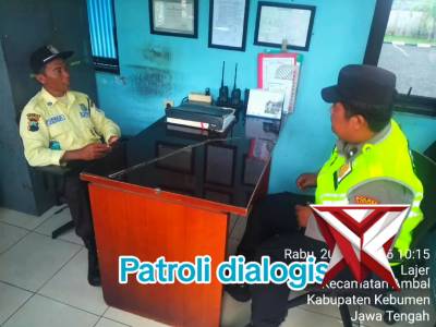 Patroli Dialogis polsek Ambal
