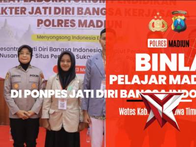 Polres Madiun Siapkan Generasi Hebat dengan BINLAT di Ponpes Jati Diri Bangsa Kediri Jawa Timur