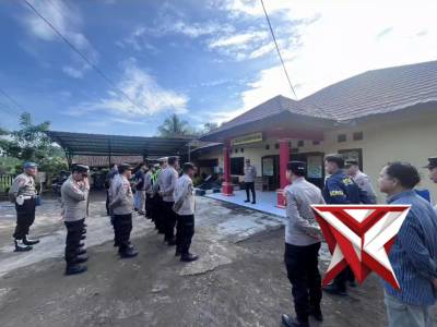 DA 4. Apel Pagi Polsek Tanjung Agung