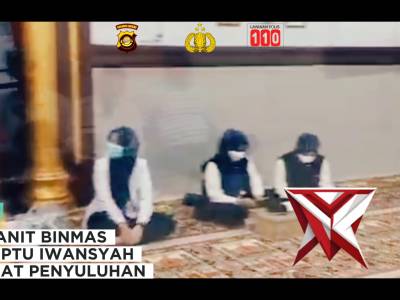 Kanit Binmas Aiptu Iwansyah melaksanakan Giat Sambang