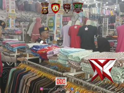 Patroli sat samapta Polres Muba antisipasi gangguan kamtibmas perrokoan baju Seven heaven  store SM3