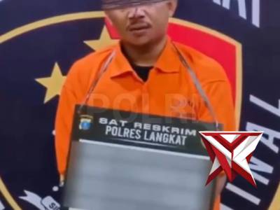 Polres Langkat bersama masyarakat berhasil mengungkap kasus pencurian sepeda motor yang terekam CCTV