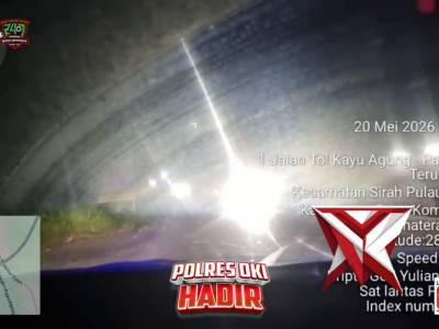 Patroli malam sat lantas polres oki