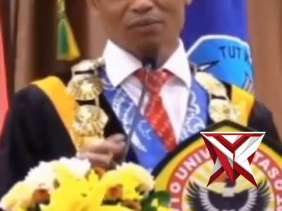 Rektor Universitas Lambung Mangkurat menyampaikan ucapan selamat kepada Kapolda Kalsel