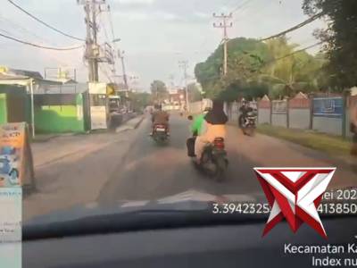 PATROLI SORE SATLANTAS POLRES OKI