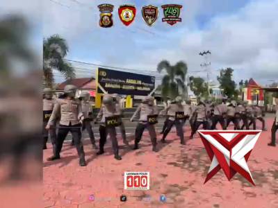 Pelatihan Dalmas peningkatan kemampuan Pers Dalmas Polres Muba