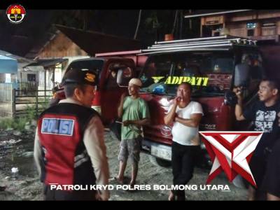Patroli Kryd Polres Bolmut