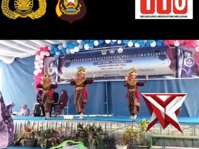 BJ 13. Bhabinkamtibmas Hadiri Pelepasan Siswa Kelas IX SMPN 1 Panang Enim ?????