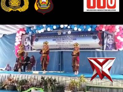 BDH 7.Bhabinkamtibmas Hadiri Pelepasan Siswa Kelas IX SMPN 1 Panang Enim ?????