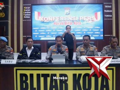 Satresnarkoba Polres Blitar Kota Ungkap 17 Kasus Narkoba Selama April 2026, 19 Tersangka Diamankan.