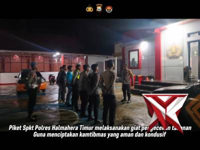 Pamapta melaksanakan penegecekan terhadap anggota piket spkt dan piket fungsi serta tahanan ms - PoliceTube