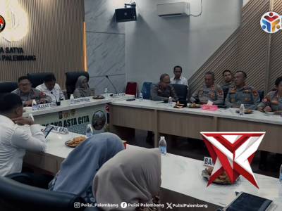 Polrestabes Palembang Ikuti Rapat Koordinasi Program Ketahanan Pangan Bersama Stakeholder Terkait