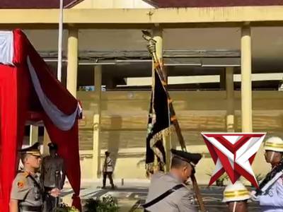 RANGKAIAN WELCOME AND FAREWELL PARADE KAPOLDA BENGKULU