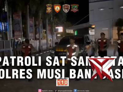 Giat patroli sat samapta polres muba, antisipasi 3C dan pastikan kondusifitas wilayah???