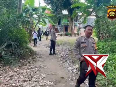 Panen Jagung Program Ketahanan Polsek Pemulutan Di Desa Sukamerindu Polres Ogan Ilir