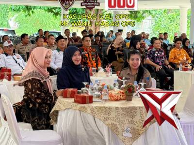 Menjalin koordinasi dan kolaborasi, Kasubag Dal Ops Polres Muara Enim mewakili Kabag Ops menghadiri
