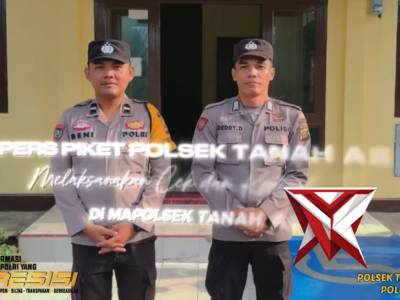 GIAT CEK KONTROL TAHANAN POLSEK TANAH ABANG
