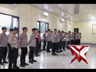 Apel pagi menjadi langkah awal dalam membangun disiplin, tanggung jawab, serta kesiapan personel