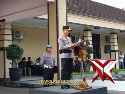 Polres Kediri Kota Gelar Apel Besar Sabuk Kamtibmas, Perkuat Sinergi Lintas Sektor Polres Kediri Ko - PoliceTube