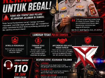 Ultimatum Keras Untuk Begal Di Wilkum Polda Sumsel - PoliceTube