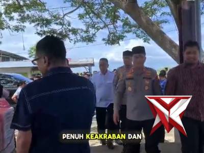 Kapolres Lhokseumawe dan Wali Kota Lhokseumawe Silaturahmi Bersama Warga Pusong