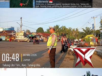 GIAT PENGATURAN LALU LINTAS OLEH SATLANTAS POLRES PALI