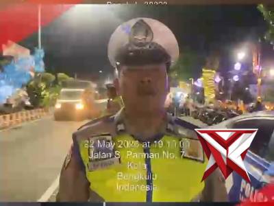 Satlantas Polresta Bengkulu Intensifkan Patroli Blue Light Malam Hari

Bengkulu &ndash; Satuan Lalu Lintas