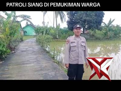 patroli di pemukiman warga