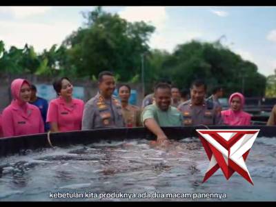 Kunjungan dan Peninjauan Kapolres Kediri ke CV. Kilang Tilapia Jaya - PoliceTube