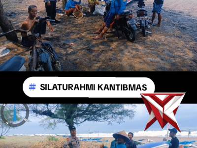 Silaturahmi Kantibmas Polsek Mirit