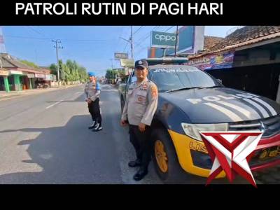 patroli personil polsek martapura